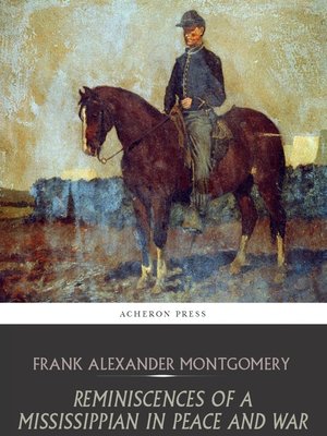 cover image of Reminiscences of a Mississippian in Peace and War